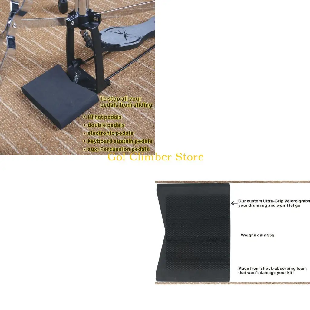 Q84C 2Pcs Nonslip Drum Block Double Kick Pedal Block Total Slide Prevention Drum Pedal Anchors System Drum Set Accessory
Q84C 2Pcs Nonslip Drum Block Double Kick Pedal Block Total Slide Prevention Drum Pedal Anchors System Drum Set Accessory