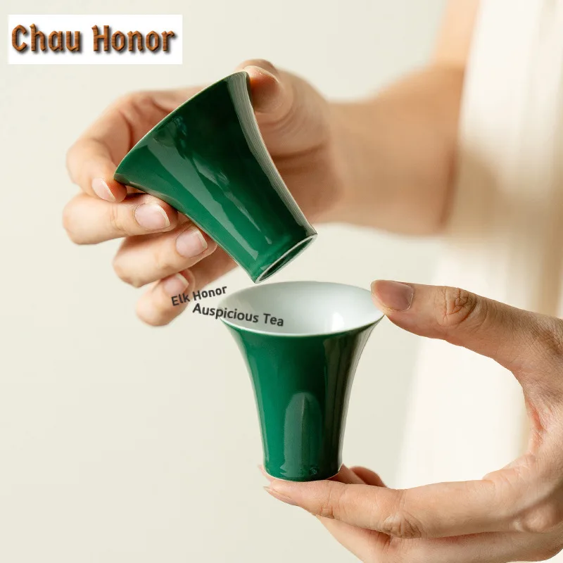 2pc/lot Emerald Green Ceramic Teacup Aesthetic Tea Bowl Cup For Tea Tea-tasting Smelling Cup Jianzhan Master Cups Teawre 35ml
2pc/lot Emerald Green Ceramic Teacup Aesthetic Tea Bowl Cup For Tea Tea-tasting Smelling Cup Jianzhan Master Cups Teawre 35ml