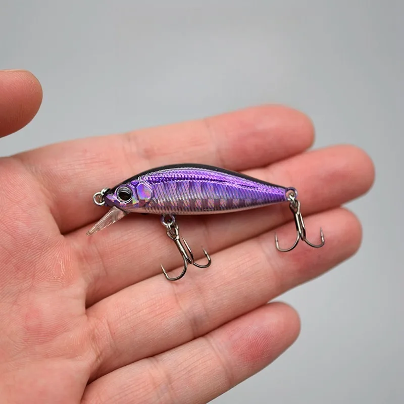 1Pcs 50mm 3.3g Minnow Fishing Lures Artificial Wobbler Crankbait Slow-sinking Hovering Bass Mandarin Fish for Trout Carp Fishing
1Pcs 50mm 3.3g Minnow Fishing Lures Artificial Wobbler Crankbait Slow-sinking Hovering Bass Mandarin Fish for Trout Carp Fishing