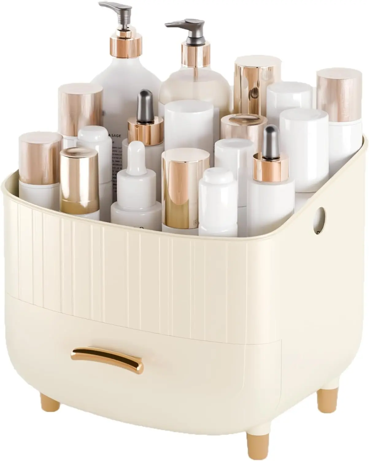 Makeup Organizer Countertop Vanity with Drawers Cosmetic Skincare Bathroom Storage Gift for Women Teens Girls (White)
Makeup Organizer Countertop Vanity with Drawers Cosmetic Skincare Bathroom Storage Gift for Women Teens Girls (White)