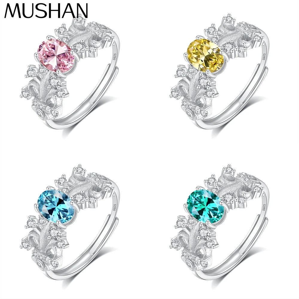 MuShan Jewelry 925 Sterling Silver Ring Wedding Band HCD Gemstones Wedding Bridal Statement Jewelry Women Rings Fine Jewelry
MuShan Jewelry 925 Sterling Silver Ring Wedding Band HCD Gemstones Wedding Bridal Statement Jewelry Women Rings Fine Jewelry