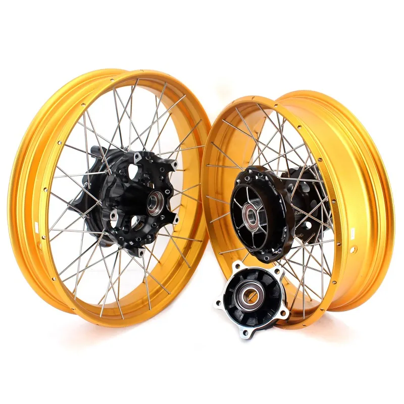 【2025】VMX 3.0*19" / 4.25*17" Tubeless Wheels Rims Replacement For BMW F750GS 2019-2021 Black Hub Gold Rim
【2025】VMX 3.0*19" / 4.25*17" Tubeless Wheels Rims Replacement For BMW F750GS 2019-2021 Black Hub Gold Rim