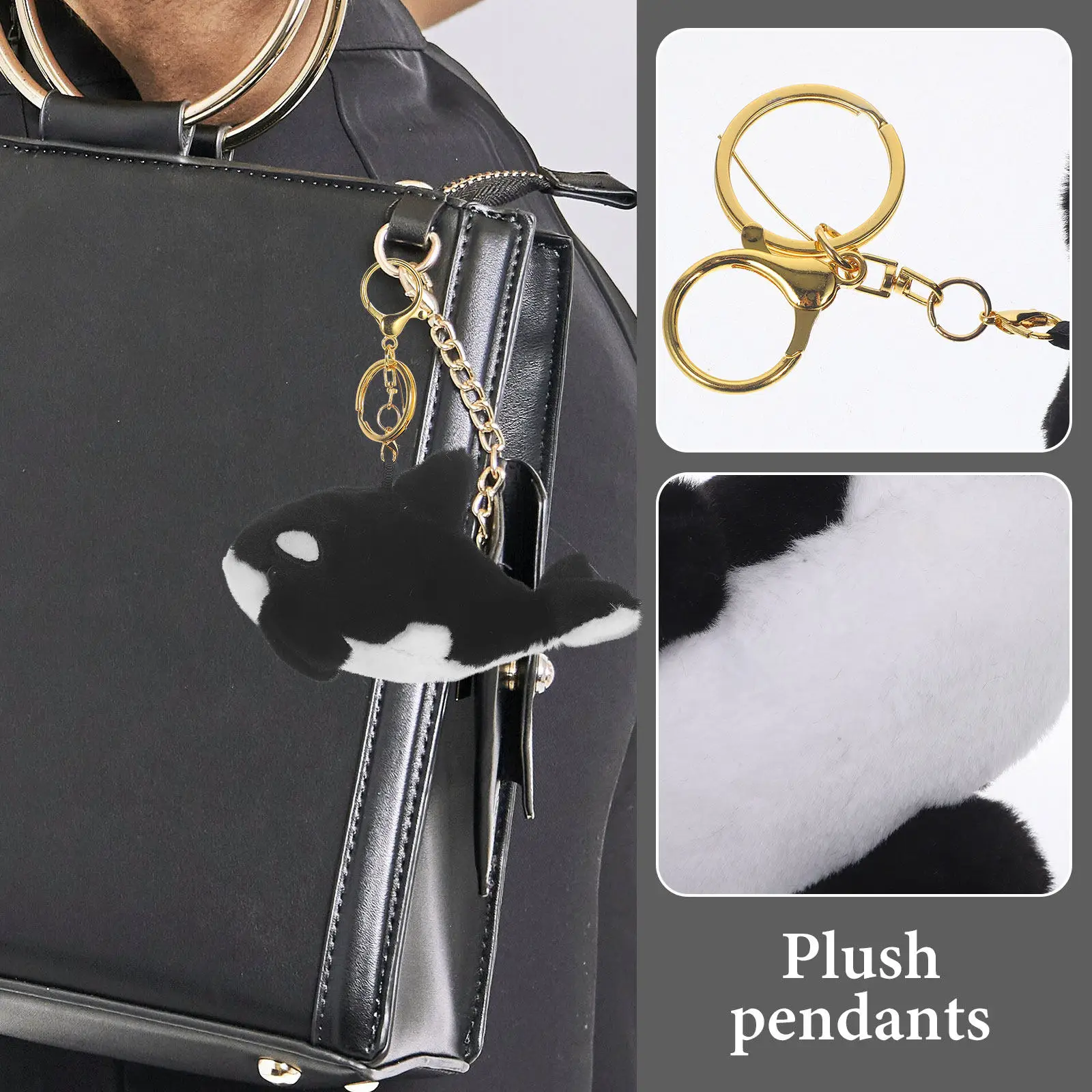 Keychain Detailed Whale Pendant Stylish Hanging Accessory for Keys Bag Purse Backpack Car Ocean Decor Item
Keychain Detailed Whale Pendant Stylish Hanging Accessory for Keys Bag Purse Backpack Car Ocean Decor Item