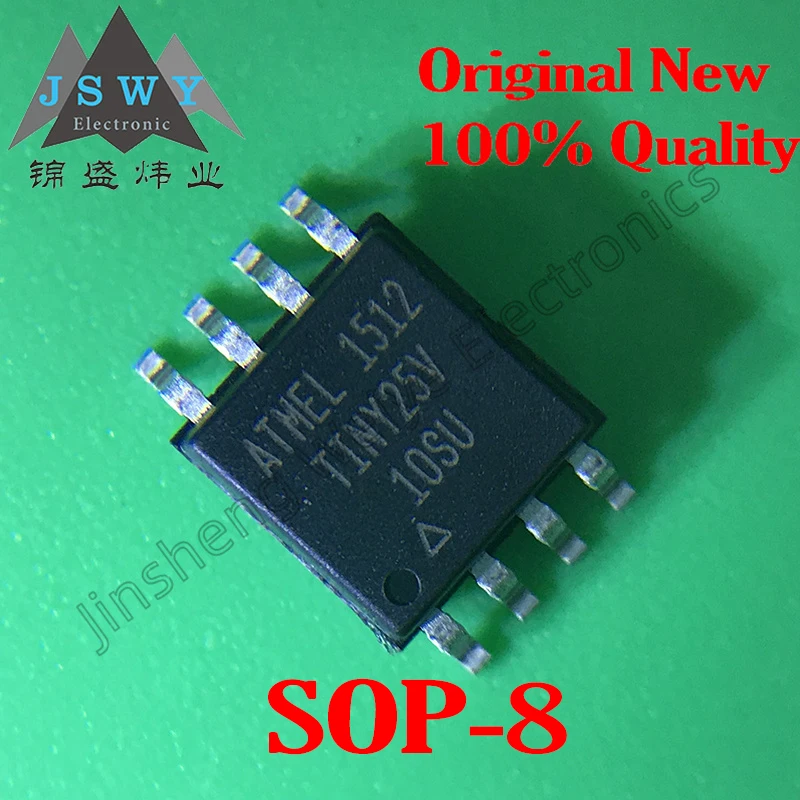 (5/20 pieces) ATTINY25V-10SU SOP-8 TINY25V ATTINY25V/2KB Flash/8-bit microcontroller/new original stock Electronics
(5/20 pieces) ATTINY25V-10SU SOP-8 TINY25V ATTINY25V/2KB Flash/8-bit microcontroller/new original stock Electronics