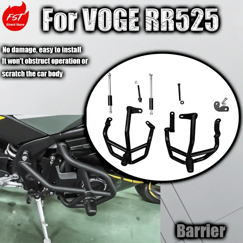 High Carbon Steel Bumper Anti-Crash Bar Thickened Racing Protective Bar Retro Modified Parts for VOGE RR525
High Carbon Steel Bumper Anti-Crash Bar Thickened Racing Protective Bar Retro Modified Parts for VOGE RR525