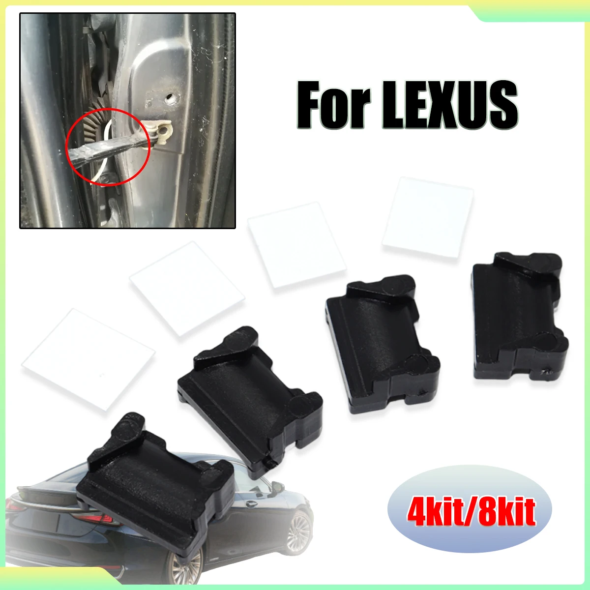 4Kit For 2 Door Car Door Check Assy Checker Strap Stopper Repair Kit For Lexus ES250 ES300 ES330 GS300 IS200 IS300 LX450 RX300
4Kit For 2 Door Car Door Check Assy Checker Strap Stopper Repair Kit For Lexus ES250 ES300 ES330 GS300 IS200 IS300 LX450 RX300