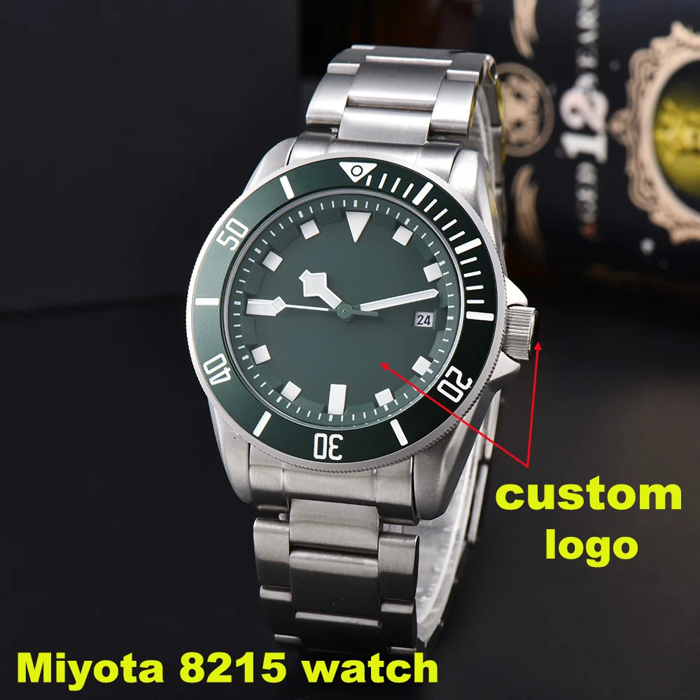 Men's watch Miyota8215 compatible with 8215 movement 8215 dial bgw9 pointer stainless steel 22mm stainless steel strap
Men's watch Miyota8215 compatible with 8215 movement 8215 dial bgw9 pointer stainless steel 22mm stainless steel strap