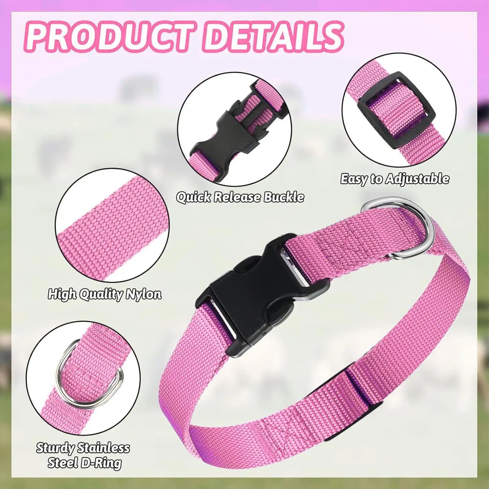 Goat Collars With Bells Horse Sheep Grazing Bell Collar Clear Sound Quick-Release Buckle Pet Accessories For Small Animal Cow
Goat Collars With Bells Horse Sheep Grazing Bell Collar Clear Sound Quick-Release Buckle Pet Accessories For Small Animal Cow