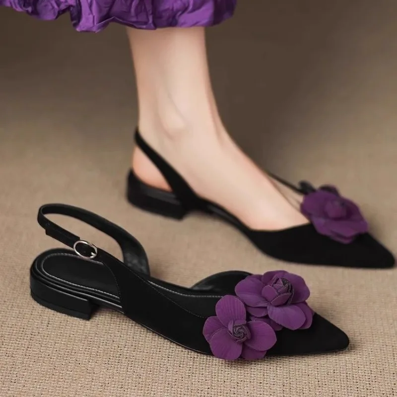 Summer Women's Sandals Fashion Low Heels Sandals Women Shoes Elegant Pointed Straps Fashion Party Pumps Sandalias De Mujer
Summer Women's Sandals Fashion Low Heels Sandals Women Shoes Elegant Pointed Straps Fashion Party Pumps Sandalias De Mujer