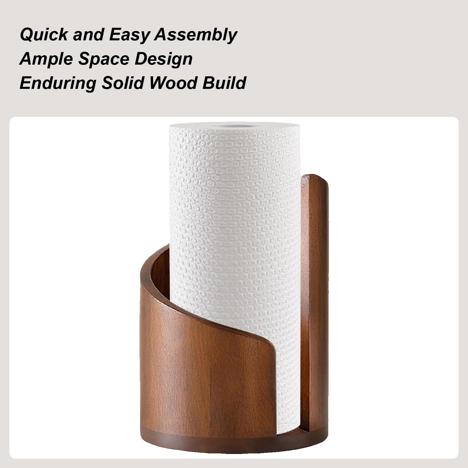 Paper Towel Holder Stand Wood Tissue Organizer Standing Paper Towel Roll Dispenser For Toilet Pantry Bathroom Desk Table Nursery
Paper Towel Holder Stand Wood Tissue Organizer Standing Paper Towel Roll Dispenser For Toilet Pantry Bathroom Desk Table Nursery