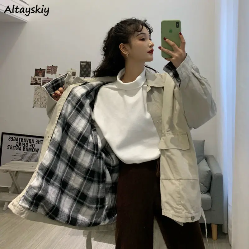Jackets Womens Autumn Basic Stylish Popular Simple Daily Teens Clothes Solid Harajuku Casual All-match Korean Style Female Chic
Jackets Womens Autumn Basic Stylish Popular Simple Daily Teens Clothes Solid Harajuku Casual All-match Korean Style Female Chic