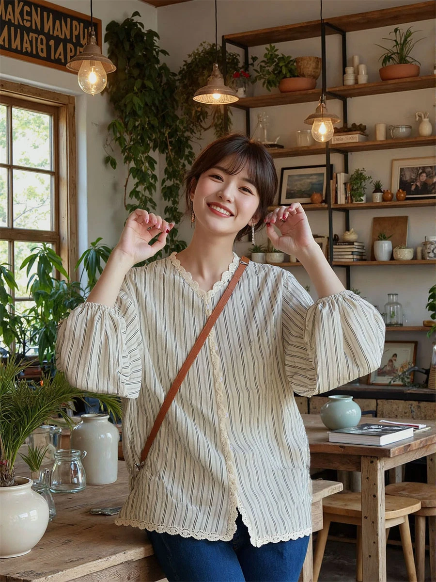 Casual Shirts Women Oversized Long Sleeve Plaid Button-Up Blouse with Pockets and Loose Fit for Relaxed Office or Streetwear
Casual Shirts Women Oversized Long Sleeve Plaid Button-Up Blouse with Pockets and Loose Fit for Relaxed Office or Streetwear