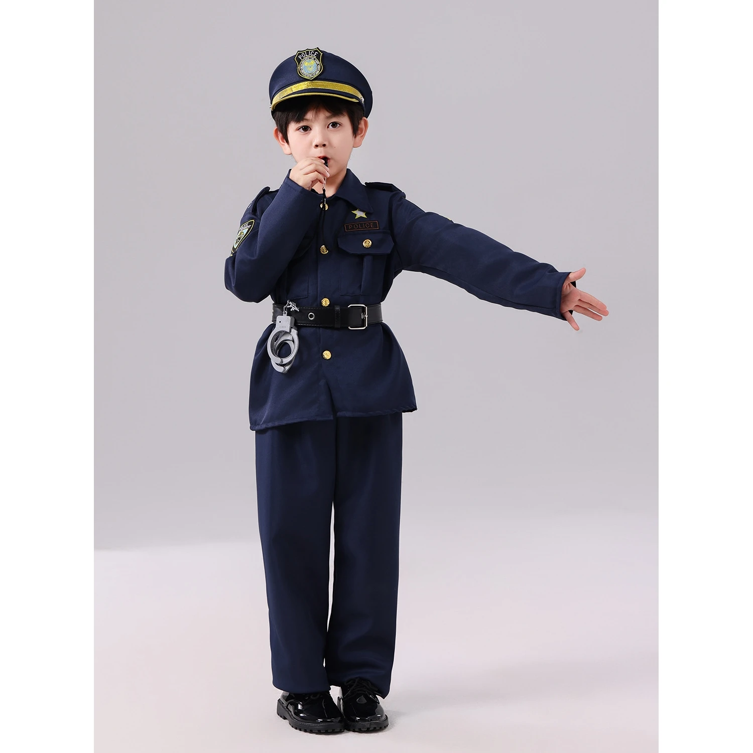 2026 New Children's Police Costume Cross-Border Party Performance Cosplay Halloween Party Show Traditional Chinese Ethnic Wear
2026 New Children's Police Costume Cross-Border Party Performance Cosplay Halloween Party Show Traditional Chinese Ethnic Wear