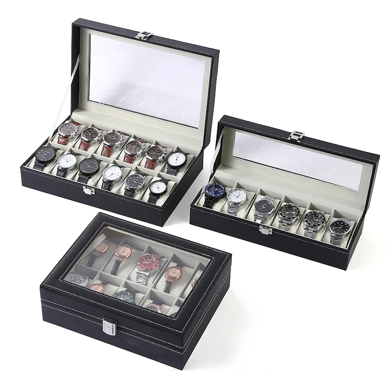 1 Pcs Watch Storage Box Can hold 6/10/12 Watch Organizer PU Leather Storage Box for Bracelet Watch Jewelry Case Casket Gift
1 Pcs Watch Storage Box Can hold 6/10/12 Watch Organizer PU Leather Storage Box for Bracelet Watch Jewelry Case Casket Gift