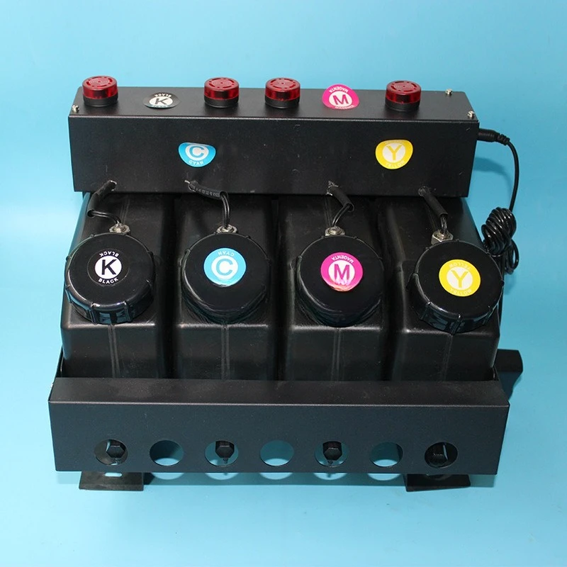 Continuous ink cartridge flatbed printer liquid level induction alarm ink bottle digital printing machine 4 colors
Continuous ink cartridge flatbed printer liquid level induction alarm ink bottle digital printing machine 4 colors