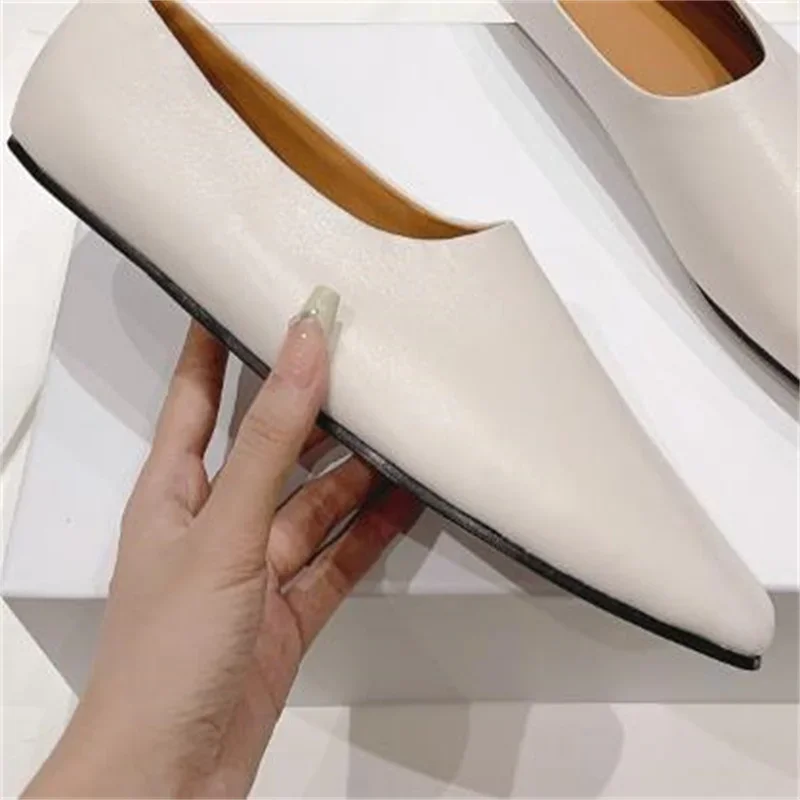 Sewing Lines Shoes for Ladies Square Toes Women's Flat Heels Leather Female Shallow Zapatos Mujer Solid Designer Chassure Femme
Sewing Lines Shoes for Ladies Square Toes Women's Flat Heels Leather Female Shallow Zapatos Mujer Solid Designer Chassure Femme
