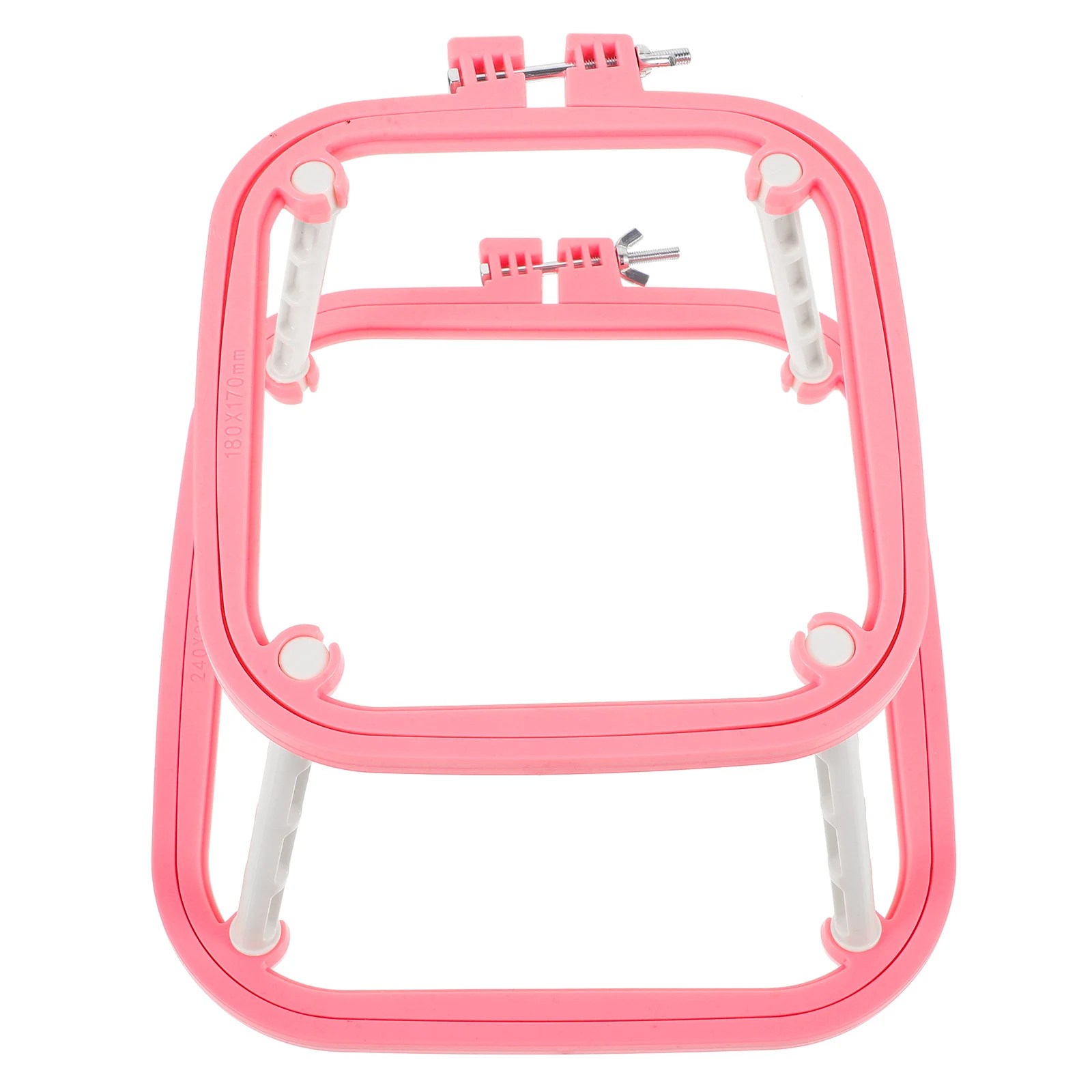 Embroidery Stand Desktop Hoop Holder ABS Material Adjustable Double Layer Cross Stitch Bracket Red Travel Use
Embroidery Stand Desktop Hoop Holder ABS Material Adjustable Double Layer Cross Stitch Bracket Red Travel Use