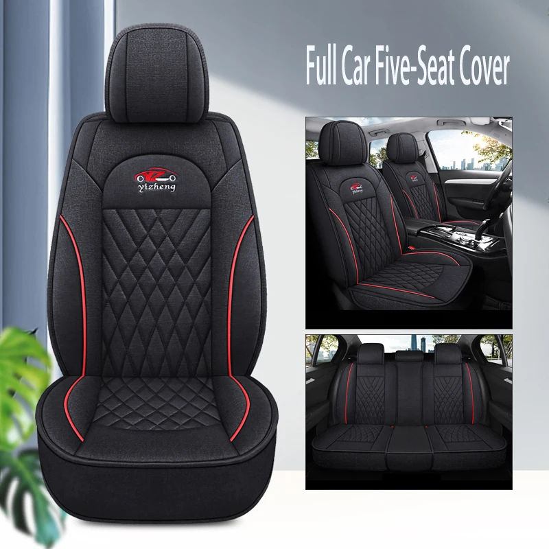Breathable linen Full Set 5 Seat Car Seat Covers, Four seasons universal Auto Seat Protector, Full-surround Design
Breathable linen Full Set 5 Seat Car Seat Covers, Four seasons universal Auto Seat Protector, Full-surround Design
