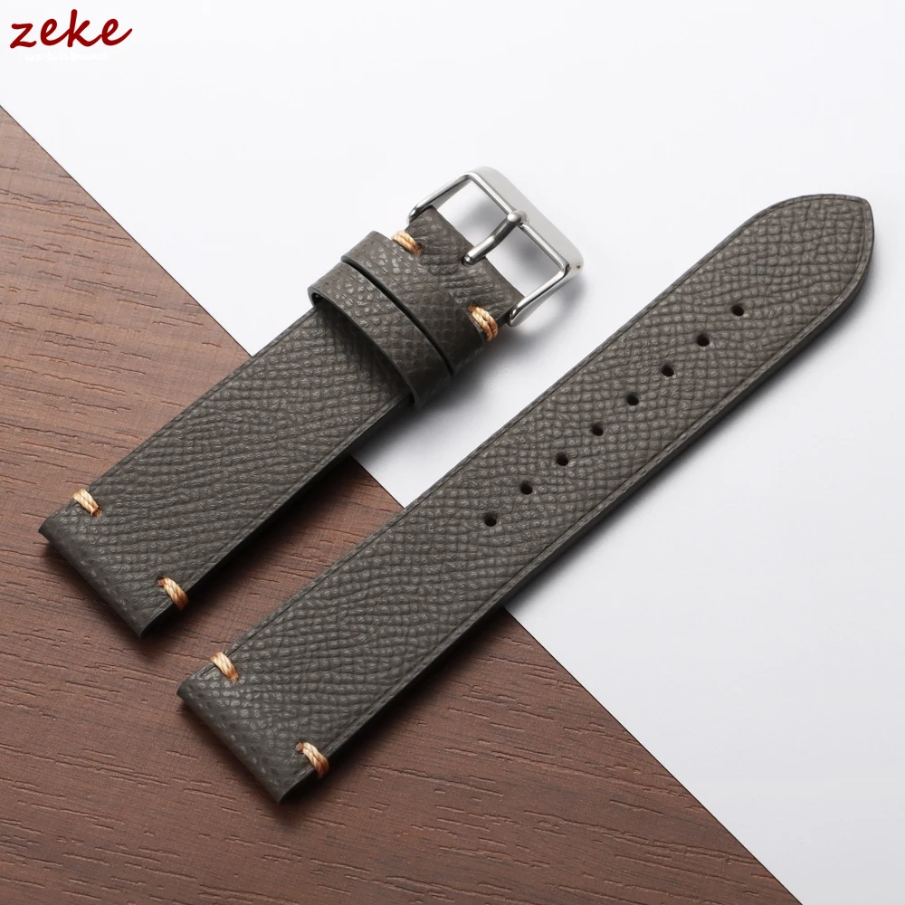 Premium Handmade Genuine Leather Strap Soft Palm Grain Cowhide Watch Band 18/19/20/22mm Black Grey Brown Bracelet belt for Seiko
Premium Handmade Genuine Leather Strap Soft Palm Grain Cowhide Watch Band 18/19/20/22mm Black Grey Brown Bracelet belt for Seiko