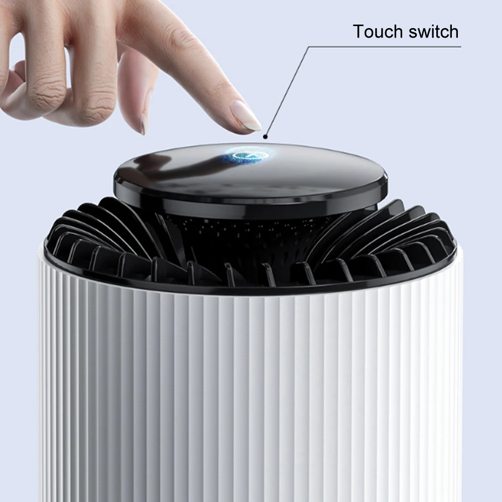 Компактный дизайн Белый и черный воздухоочиститель в помещении Эффективная очистка воздуха Дезодорация свежего воздуха Компактный дизайн рабочего стола
Компактный дизайн Белый и черный воздухоочиститель в помещении Эффективная очистка воздуха Дезодорация свежего воздуха Компактный дизайн рабочего стола