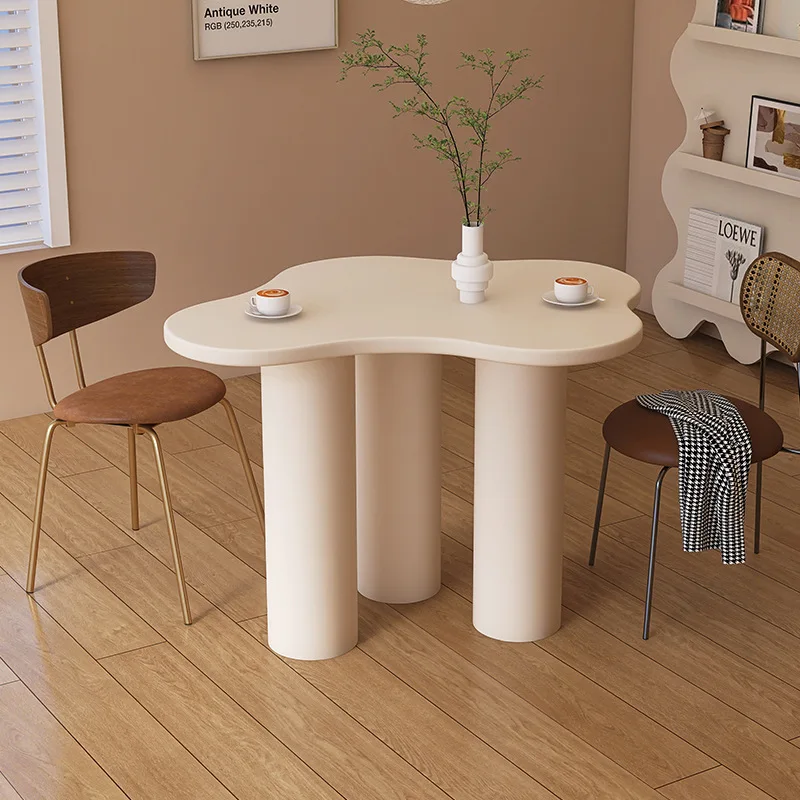 wood dining table Small household modern simple commercial wabi-sabi wind bath negotiation table Cream wind leisure table
wood dining table Small household modern simple commercial wabi-sabi wind bath negotiation table Cream wind leisure table