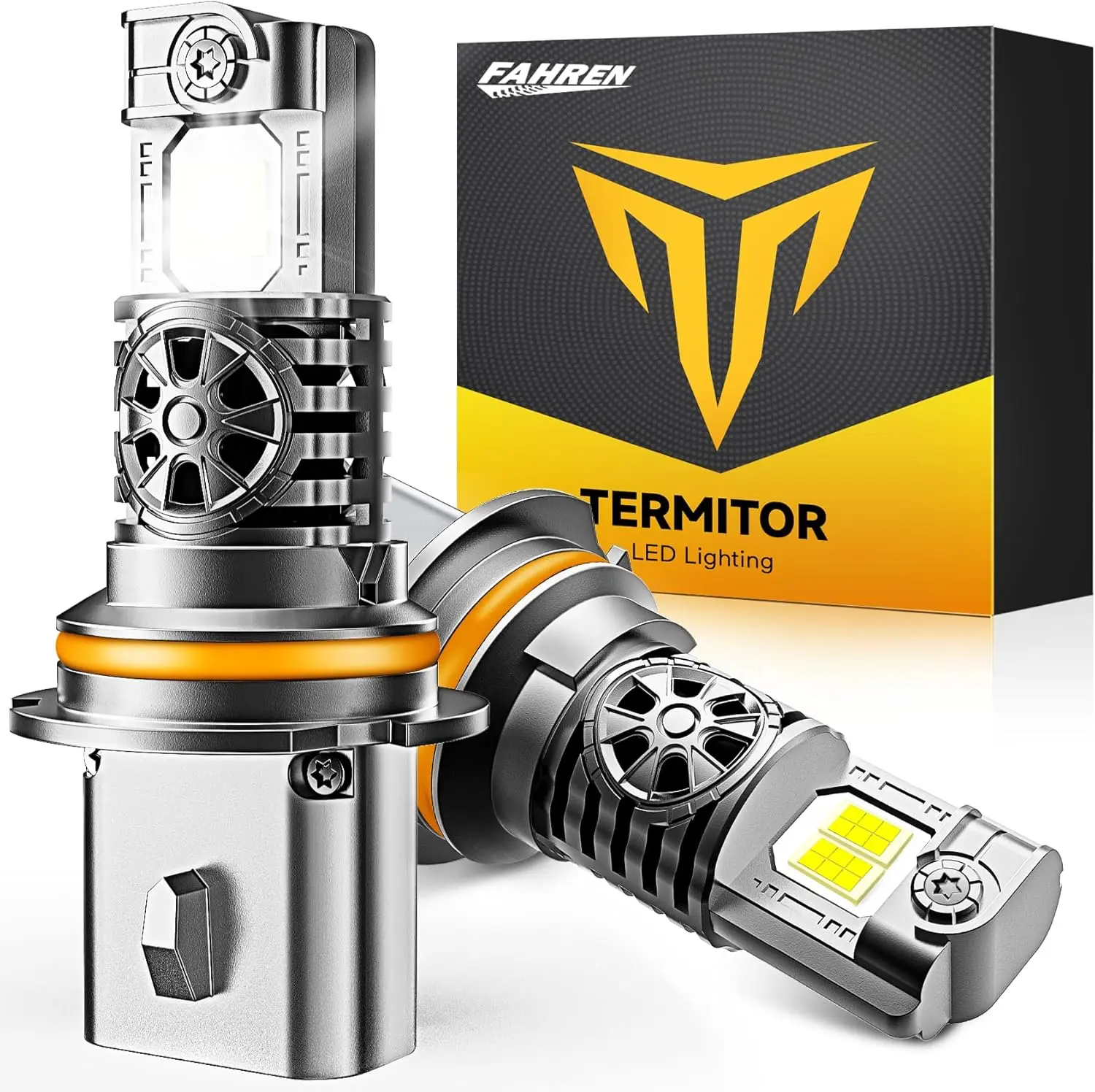 Светодиодные лампы Termitor LED 9004 HB1, 50000 лм, реальный аналог галогенных ламп 1:1, мини-размер, 6500K, холодный белый свет, Plug-N-Play, упаковка из 2 шт.
Светодиодные лампы Termitor LED 9004 HB1, 50000 лм, реальный аналог галогенных ламп 1:1, мини-размер, 6500K, холодный белый свет, Plug-N-Play, упаковка из 2 шт.