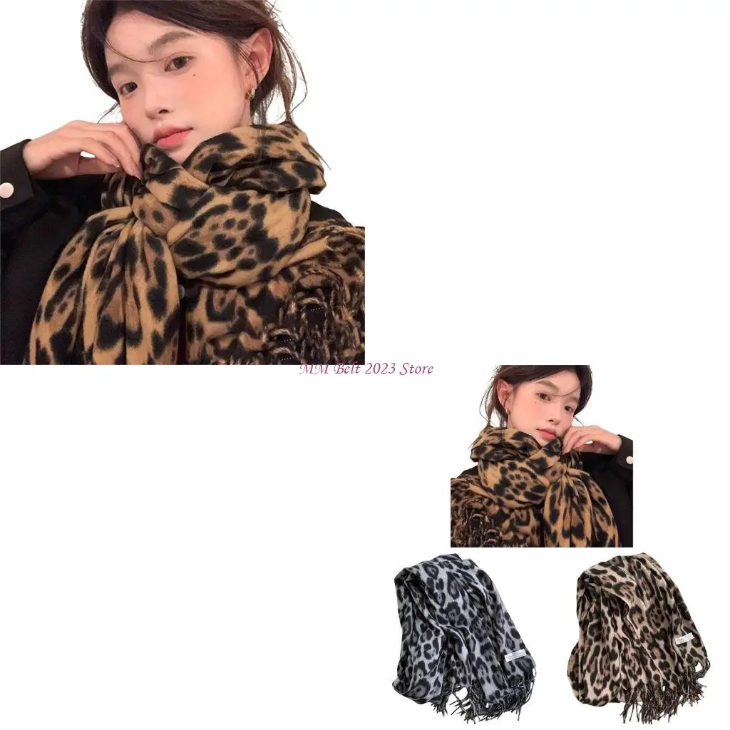 49ME Women's Leopard Design Wrap Lightweight Warm Scarf Stylish Fringe Edges
49ME Women's Leopard Design Wrap Lightweight Warm Scarf Stylish Fringe Edges