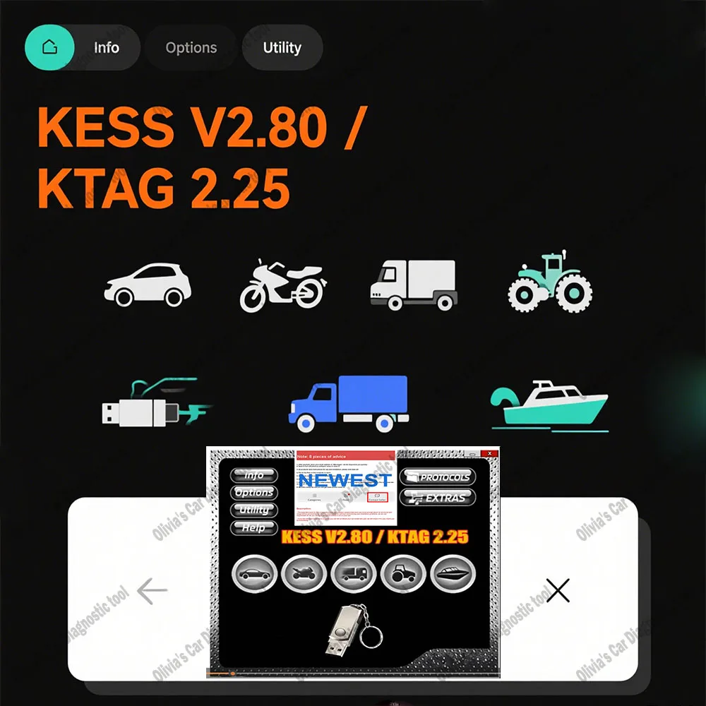 New KSuite V2.80 obd2 scanner Car accessories + Ktag 2.25 Software Link For KESS V5.017 K-TAG V7.020 KESS 2.70 ECU Turn Program
New KSuite V2.80 obd2 scanner Car accessories + Ktag 2.25 Software Link For KESS V5.017 K-TAG V7.020 KESS 2.70 ECU Turn Program