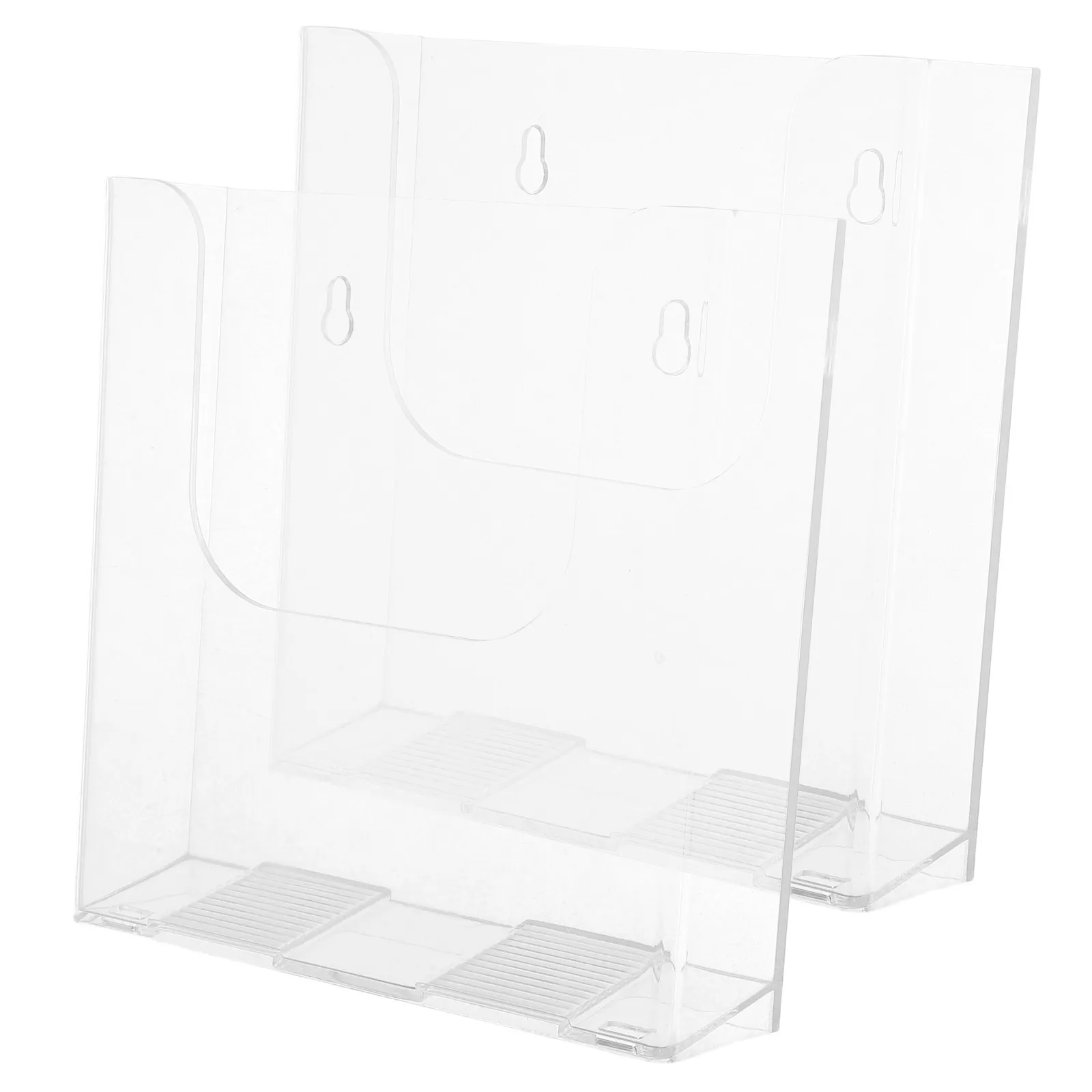 2Pcs Acrylic Wall File Storage Box A5 Size Transparent Poster Holder Brochure Display Stand for Office Retail Environment
2Pcs Acrylic Wall File Storage Box A5 Size Transparent Poster Holder Brochure Display Stand for Office Retail Environment
