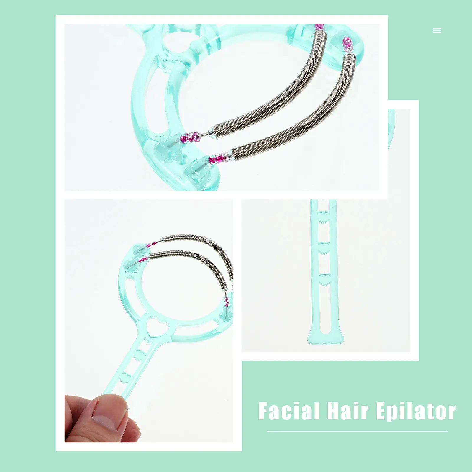 Manual Facial Hair Remover Spring Powered Epilator Tool Portable Face Hair Removal Device No Waxing Shaving Bleaching
Manual Facial Hair Remover Spring Powered Epilator Tool Portable Face Hair Removal Device No Waxing Shaving Bleaching