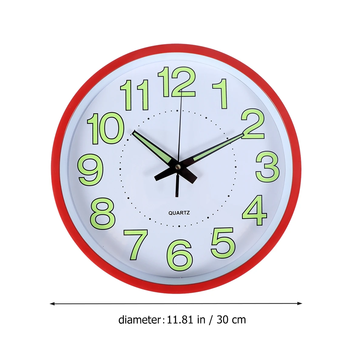 Luminous Wall Clock 12 Inches 30cm Round Glow Dark Living Room Decorative Modern LED Powered Clocks
Luminous Wall Clock 12 Inches 30cm Round Glow Dark Living Room Decorative Modern LED Powered Clocks