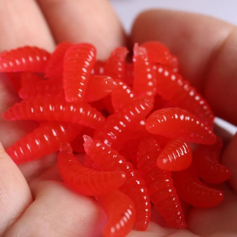 Soft Silicone Fishing Lure,Lifelike Worm,Artificial Maggot,Grub Soft Bait,Hook Smell Worms,Glow Shrimp Fish Lure,500Pcs,2cm,0.4g
Soft Silicone Fishing Lure,Lifelike Worm,Artificial Maggot,Grub Soft Bait,Hook Smell Worms,Glow Shrimp Fish Lure,500Pcs,2cm,0.4g