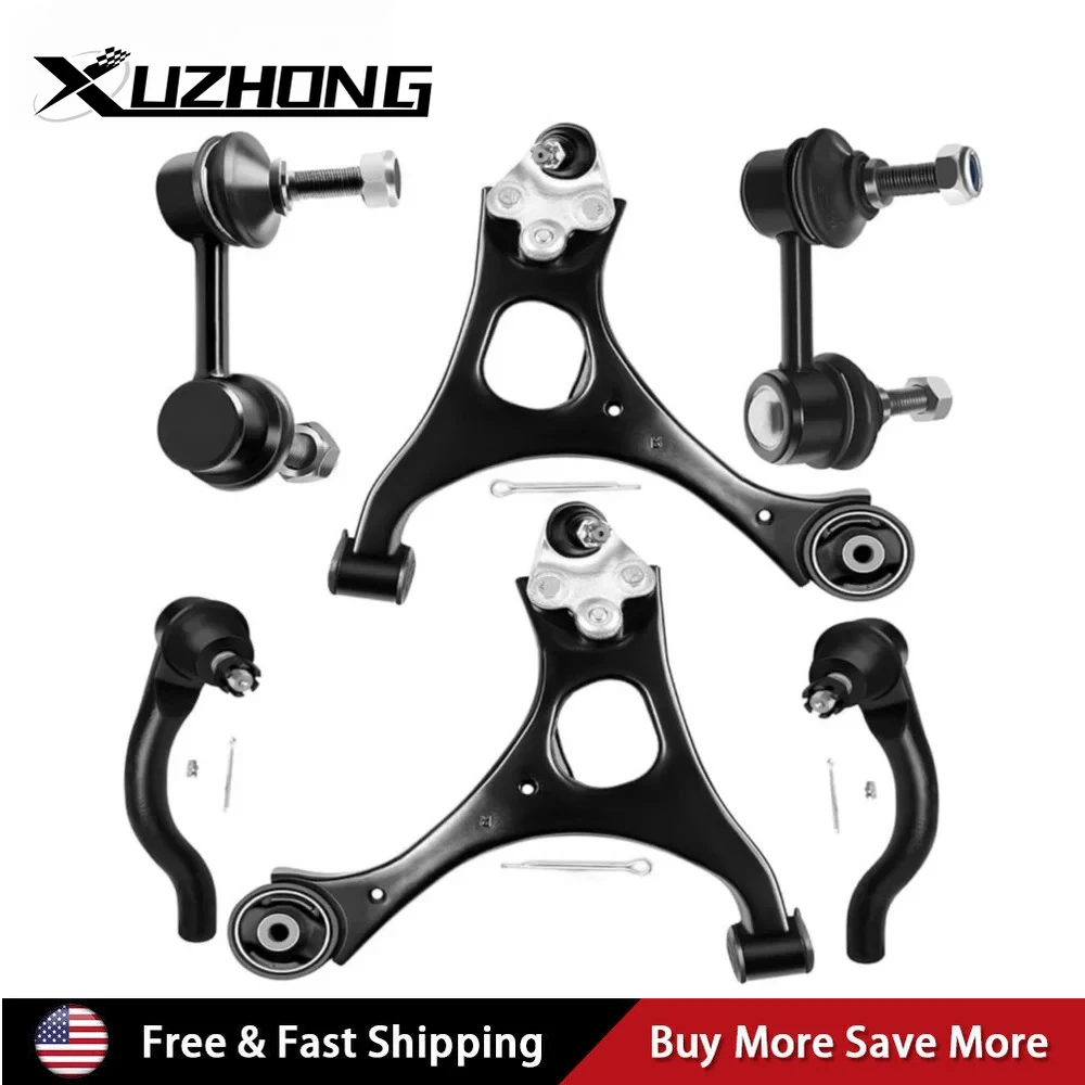 6 Piece Front Lower Control Arm Sway Bar Kit For 2006-2011 Honda Civic Suspension
6 Piece Front Lower Control Arm Sway Bar Kit For 2006-2011 Honda Civic Suspension
