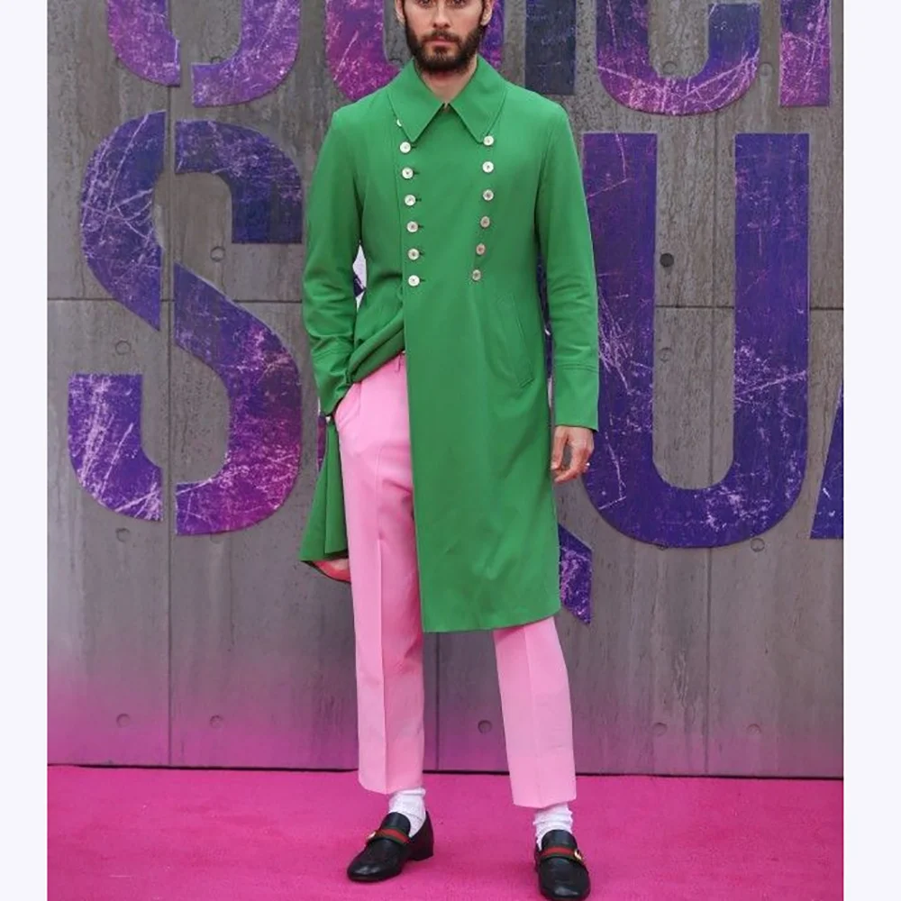 Мужские костюмы контрастного цвета с воротником-стойкой и разрезом спереди, двубортный повседневный пиджак, брюки, уличные концертные мужские комплекты для выпускного вечера
Мужские костюмы контрастного цвета с воротником-стойкой и разрезом спереди, двубортный повседневный пиджак, брюки, уличные концертные мужские комплекты для выпускного вечера