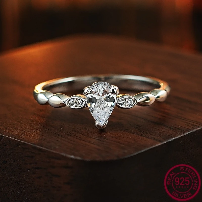 New Mini Water Drop S925 Silver Slim Thin Style Stacked Ins Style Compact Daily Wedding Jewelry
New Mini Water Drop S925 Silver Slim Thin Style Stacked Ins Style Compact Daily Wedding Jewelry