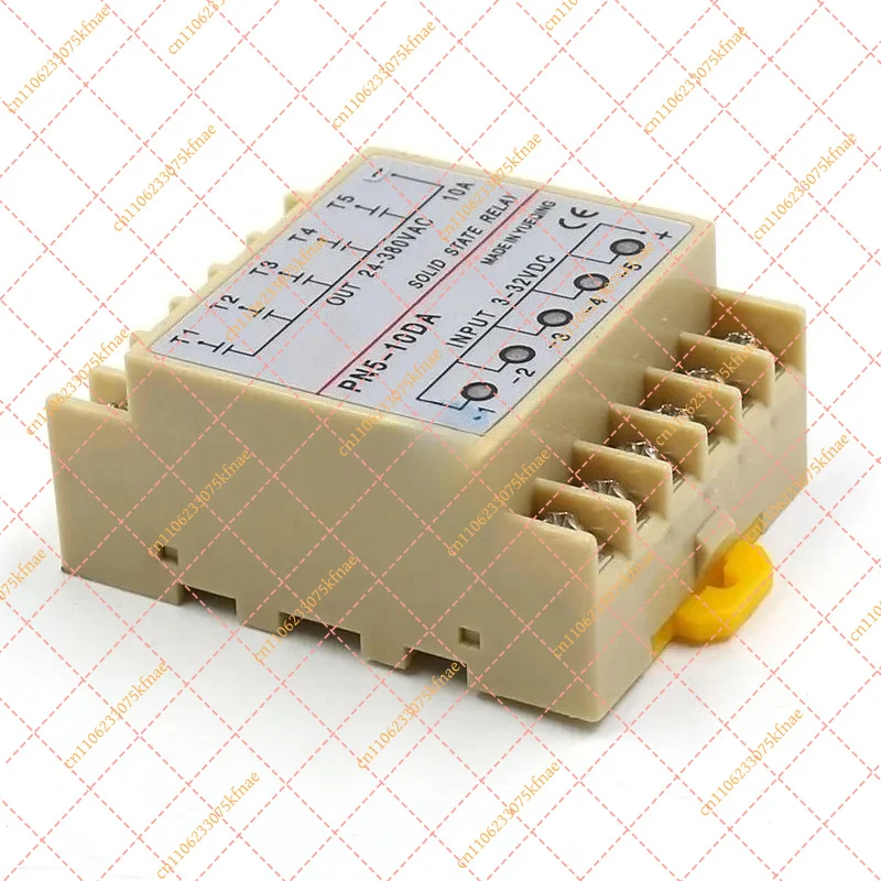 PN5-10DA Quintuple Input Single Phase SSR | Din Rail Mount DC Solid State Relay (3-32V/24-380V)
PN5-10DA Quintuple Input Single Phase SSR | Din Rail Mount DC Solid State Relay (3-32V/24-380V)
