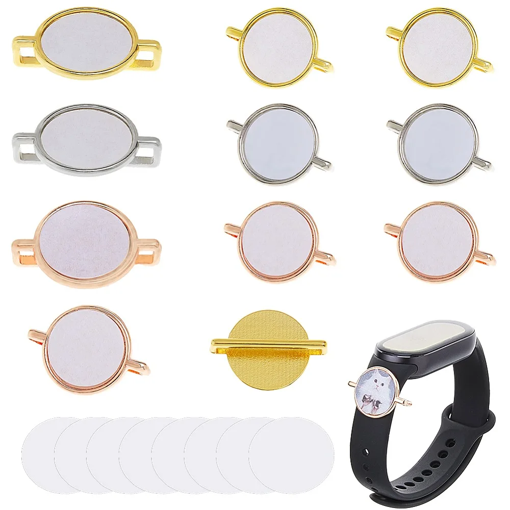 12 Bags 3 Colors Alloy Heat Transfer Watch Band Accessories with Finding Sheet Flat Round 18x25.5x6mm Inner Diameter: 22.5x3.5mm
12 Bags 3 Colors Alloy Heat Transfer Watch Band Accessories with Finding Sheet Flat Round 18x25.5x6mm Inner Diameter: 22.5x3.5mm