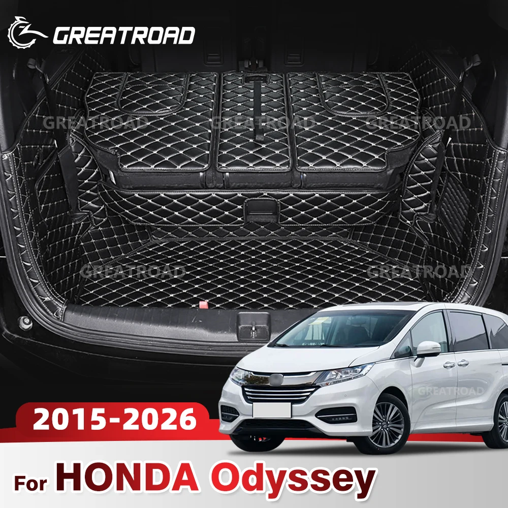 GREATROAD For HONDA Odyssey 2015-2026 2025 2024 Auto Full Coverage Trunk Mat Car Protective Pad Cargo Liner Interior Accessories
GREATROAD For HONDA Odyssey 2015-2026 2025 2024 Auto Full Coverage Trunk Mat Car Protective Pad Cargo Liner Interior Accessories