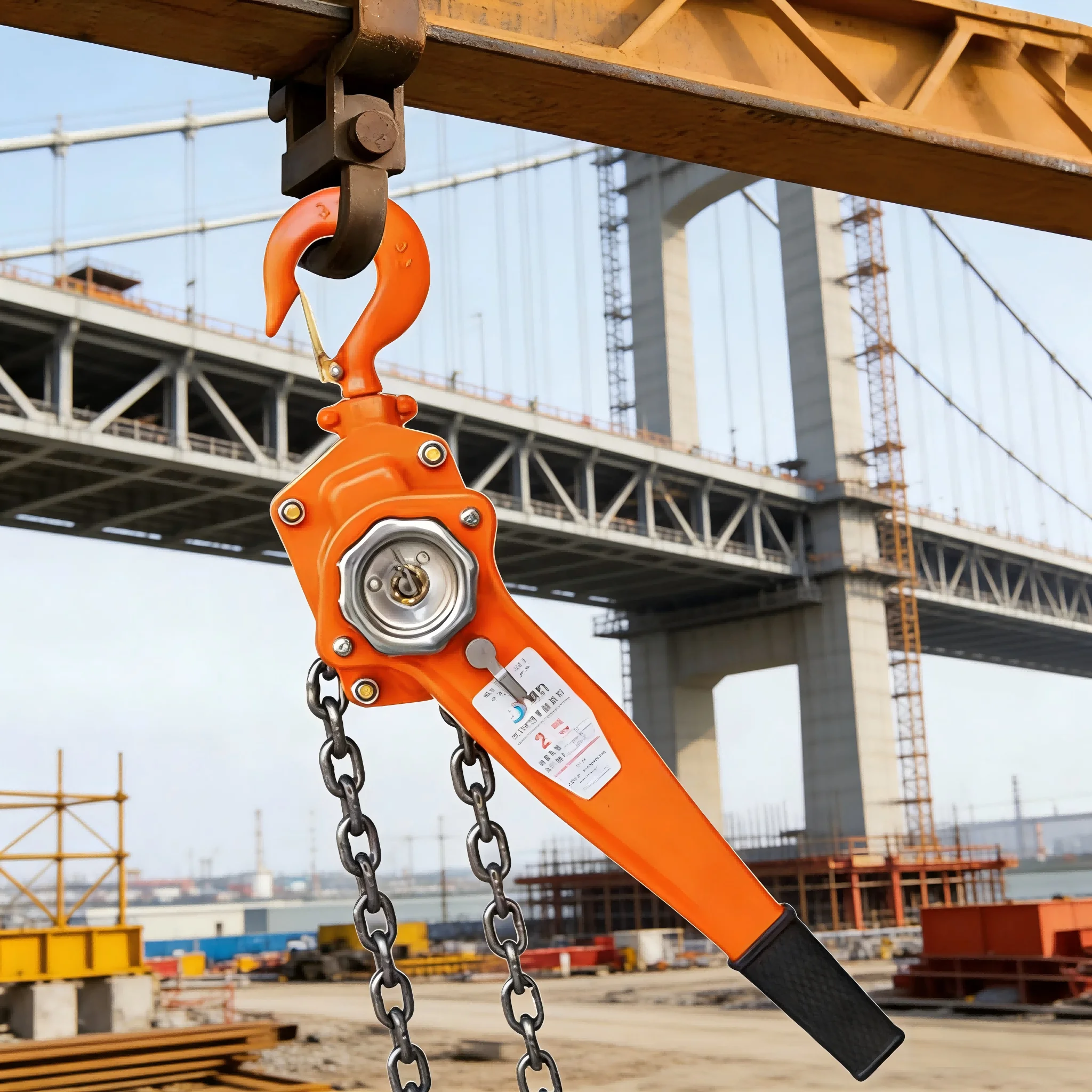 Manual Ratchet Lever Hoist 0.75/1.5/2 Ton Hand Chain Pulley Block Wire Rope Tensioner Lifting Fastening Tool for Construction
Manual Ratchet Lever Hoist 0.75/1.5/2 Ton Hand Chain Pulley Block Wire Rope Tensioner Lifting Fastening Tool for Construction