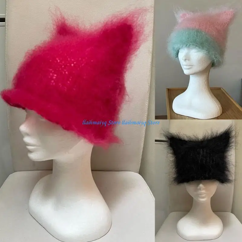 573B Knitted Hat Knitted Hat for Girls Y2K-GIRL Hat with Crocheted Slouchy Designs
573B Knitted Hat Knitted Hat for Girls Y2K-GIRL Hat with Crocheted Slouchy Designs