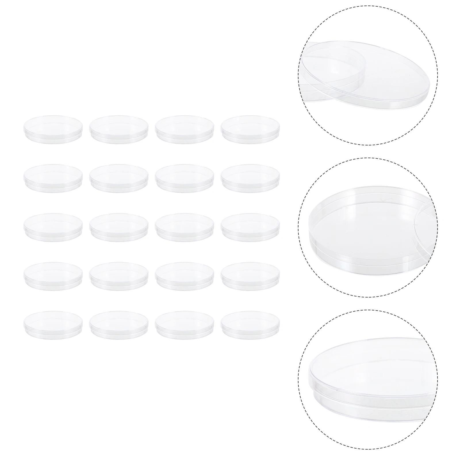 20pcs 90mm Plastic Petri Dishes Transparent Laboratory Yeast Bacteria Biology Microbiology Reusable Eco Friendly Scientific
20pcs 90mm Plastic Petri Dishes Transparent Laboratory Yeast Bacteria Biology Microbiology Reusable Eco Friendly Scientific
