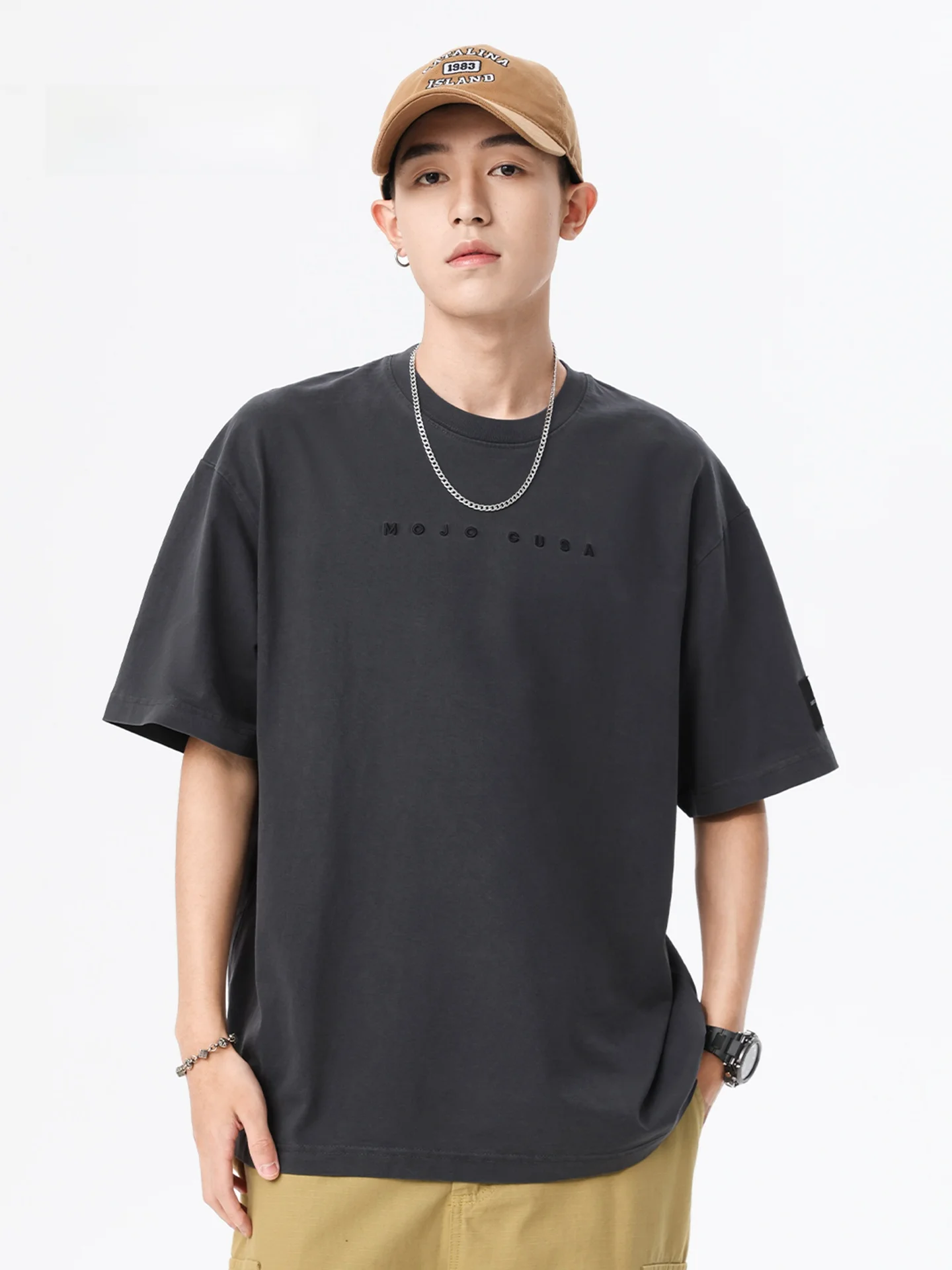 MMOPTOP American Style Cotton Short Sleeve T-Shirt Men's Spring Summer Fashion Letter Print round Neck Loose Top Breathable C...
MMOPTOP American Style Cotton Short Sleeve T-Shirt Men's Spring Summer Fashion Letter Print round Neck Loose Top Breathable C...