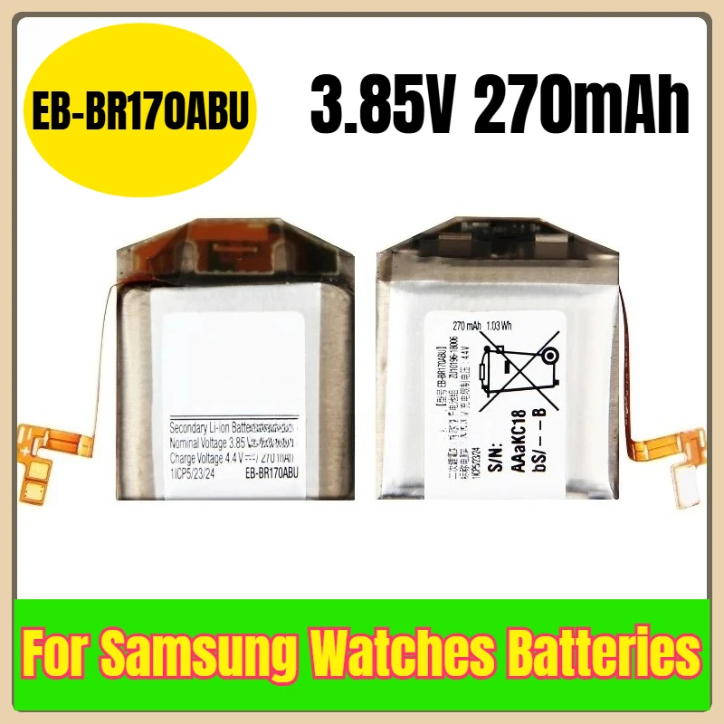 EB-BR170ABU Аккумуляторы для часов 3,85 В 270 мАч для Samsung Galaxy Buds SM-R170 EP-QR170
EB-BR170ABU Аккумуляторы для часов 3,85 В 270 мАч для Samsung Galaxy Buds SM-R170 EP-QR170