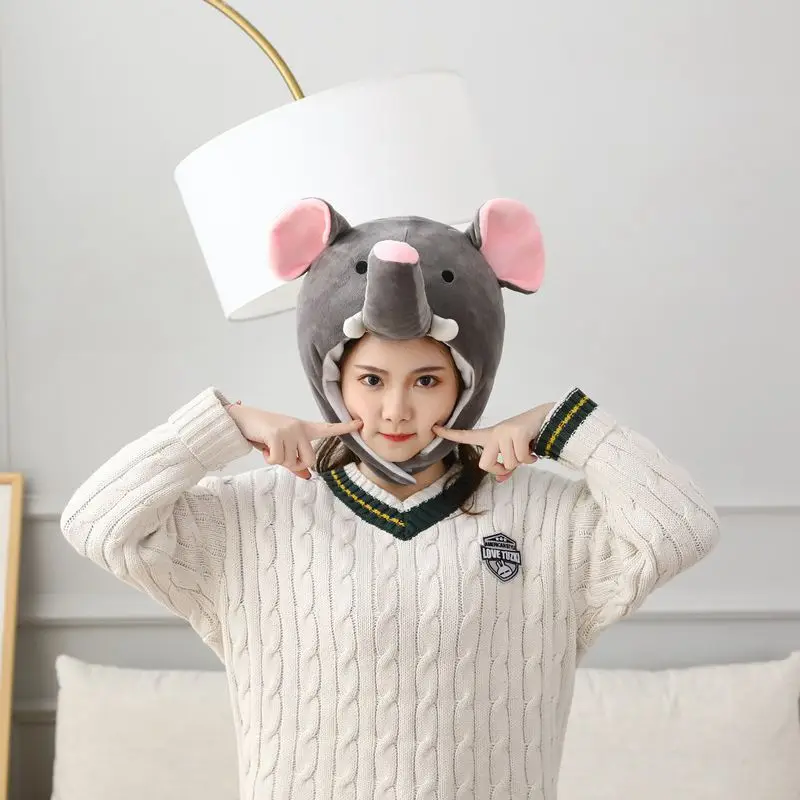 YESKIGU Kawaii Plush Soft Hats Shooting Tool Festival Funny Elephant Hat Japan Cartoon Headwear Women Men Cosplay Funny Warm Cap
YESKIGU Kawaii Plush Soft Hats Shooting Tool Festival Funny Elephant Hat Japan Cartoon Headwear Women Men Cosplay Funny Warm Cap