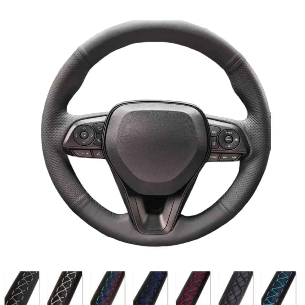 Braid Car Steering Wheel Cover Wrap Hand Sewing Microfiber Leather Black For Toyota Camry Avalon Corolla Highlander RAV4
Braid Car Steering Wheel Cover Wrap Hand Sewing Microfiber Leather Black For Toyota Camry Avalon Corolla Highlander RAV4