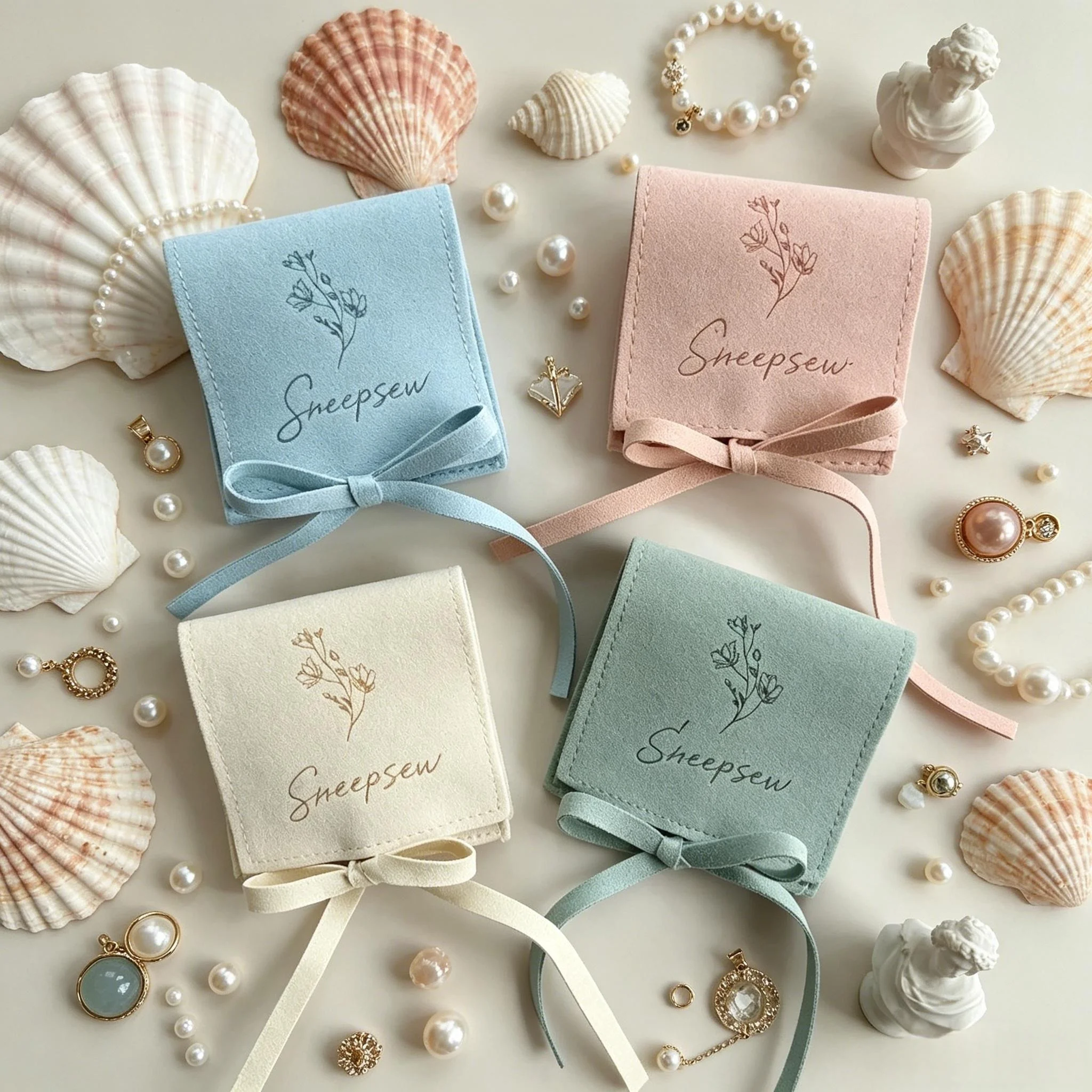Wildflower Jewellery Pouch - Personalised Suede Name Gift, Bridesmaid Keepsake
Wildflower Jewellery Pouch - Personalised Suede Name Gift, Bridesmaid Keepsake