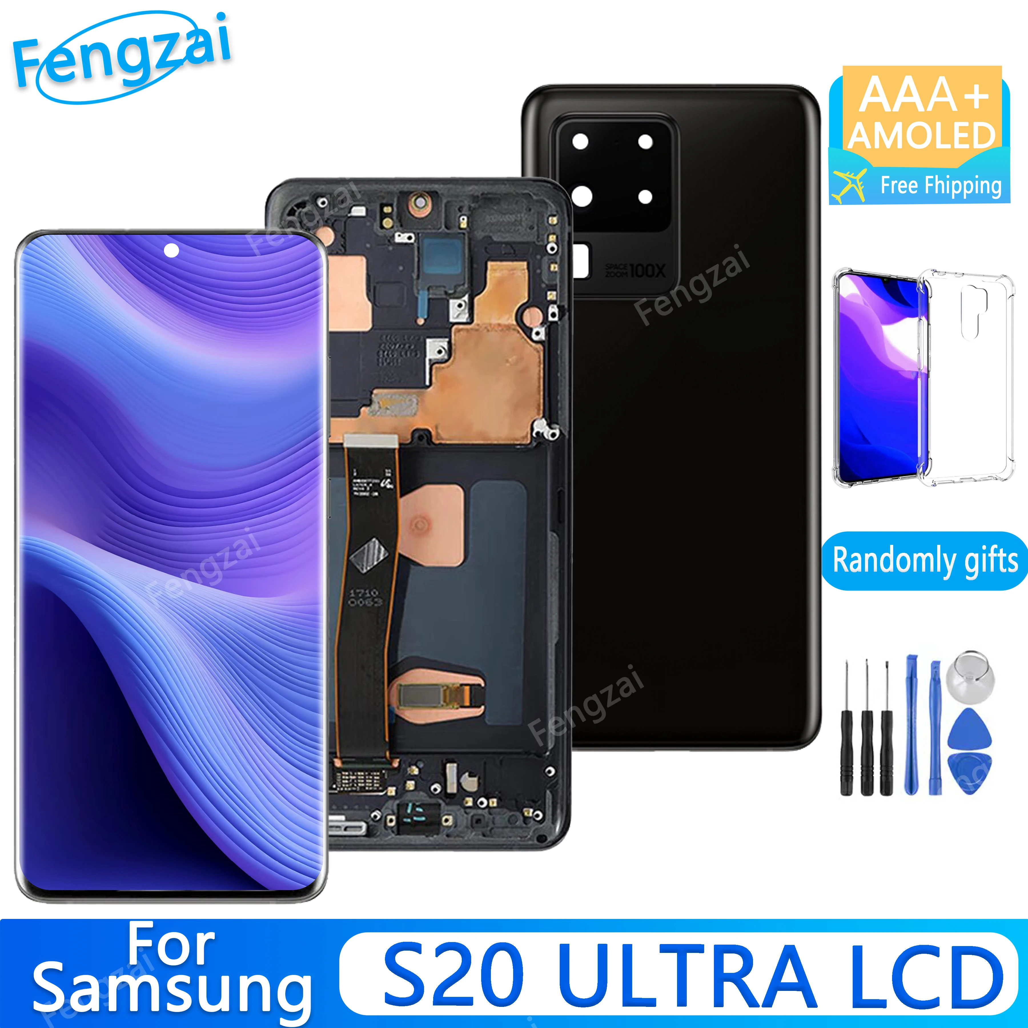 Super Amoled для 6,9 дюймов S20 ULTRA для Samsung Galaxy S20 Ultra ЖК-дисплей G988f G988u Замена цифрового сенсорного экрана с рамкой
Super Amoled для 6,9 дюймов S20 ULTRA для Samsung Galaxy S20 Ultra ЖК-дисплей G988f G988u Замена цифрового сенсорного экрана с рамкой