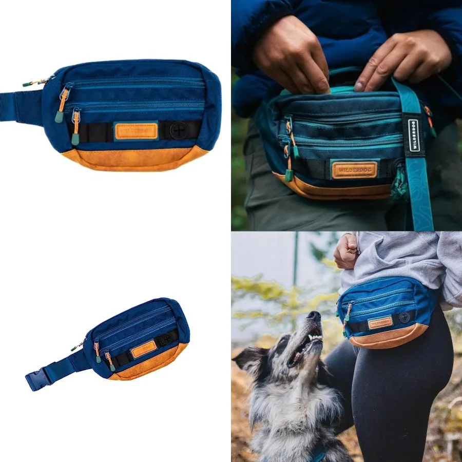 Utility Fanny Pack stores Treats, Balls, Keys in 3 Pockets with adjustable strap and Poop Bag dispenser
Utility Fanny Pack stores Treats, Balls, Keys in 3 Pockets with adjustable strap and Poop Bag dispenser