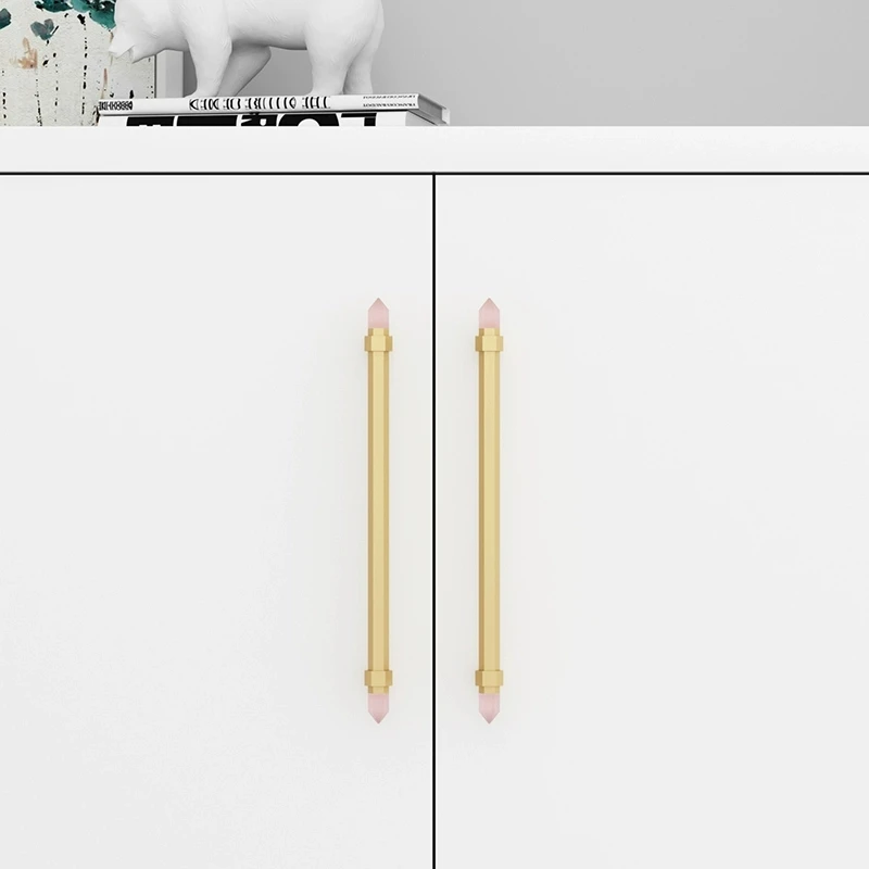 Nordic Original Design Crystal Hexagonal Solid Pure Brass Drawer Handle Cabinet Wardrobe Door Luxury High Grade Long Handle
Nordic Original Design Crystal Hexagonal Solid Pure Brass Drawer Handle Cabinet Wardrobe Door Luxury High Grade Long Handle
