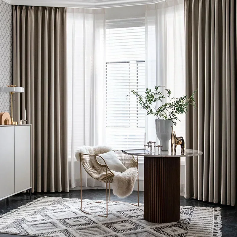 Cream Curtains for Living Dining Room Bedroom Japanese Style New Full Shading Finished Thermal Insulation Curtain Full Shading
Cream Curtains for Living Dining Room Bedroom Japanese Style New Full Shading Finished Thermal Insulation Curtain Full Shading